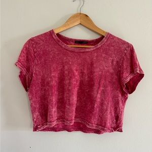 Red Crop Top